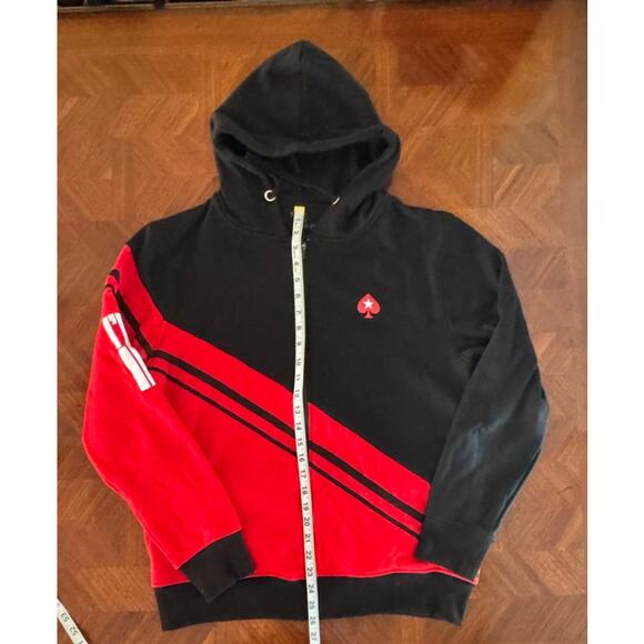 RARE - PokerStars SCOOP 2020 “I’m In” Zip Hoodie Sunday Million Black Red Sz L - Picture 11 of 16